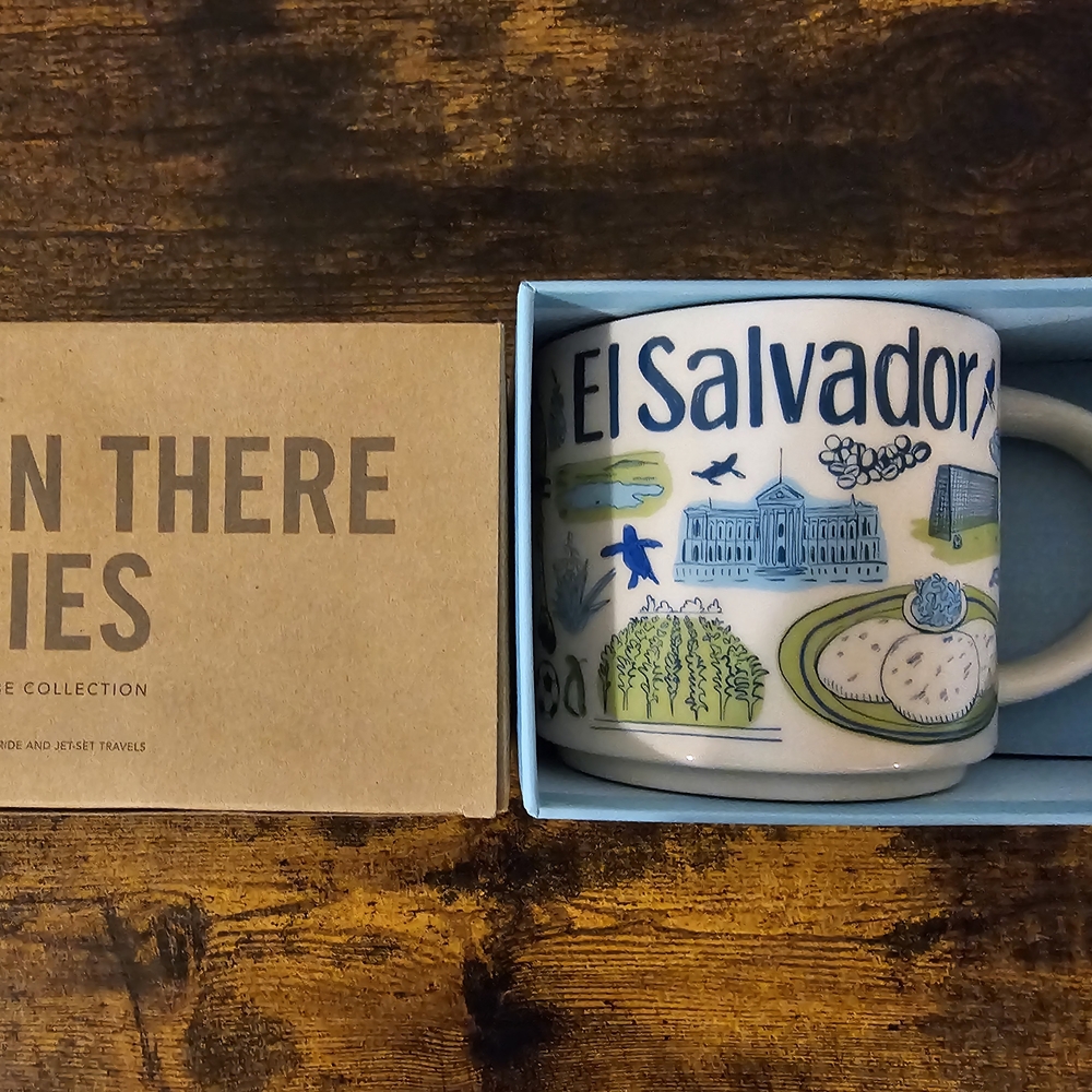 Starbucks Been There Series EL SALVADOR Collectors Coffee Mug 14 OZ. Surf City